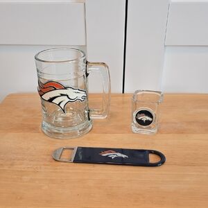 Denver Bronco Bar Set